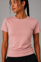 Female Dusty Rose Signature VOID Tee