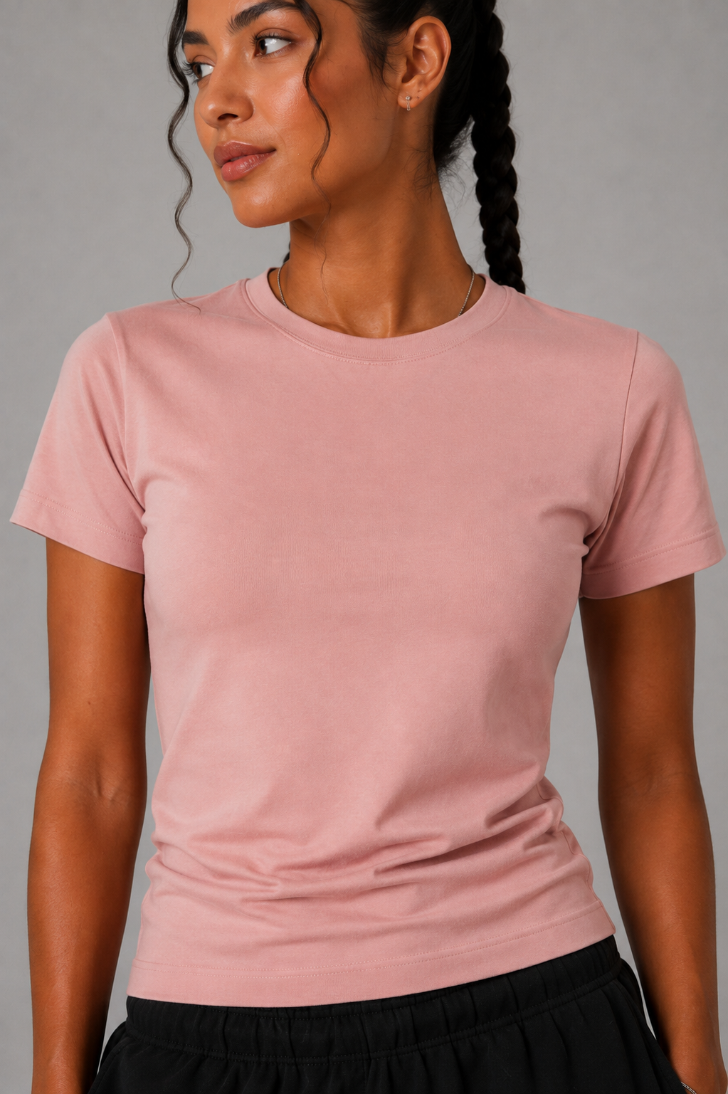 Female Dusty Rose Signature VOID Tee